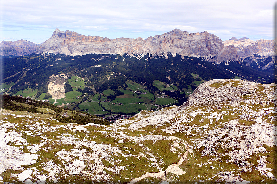 foto Dal Rifugio Puez a Badia